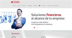 Desktop Screenshot of fiduciariadelnorte.com.ar